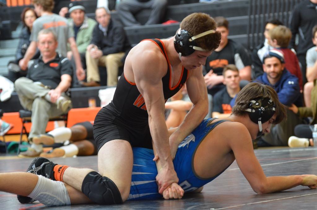 Pictured above is senior Brendan Kiernan. Kiernan holds the title of Sectional Champion and DCL All-Star.