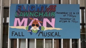 Students take flight with "Lawnchair Man"