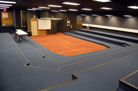 The Black Box Theater, built just last March, will be the scene of this year's 10-minute Winter Week Plays. (Credit: Catey Oakley)