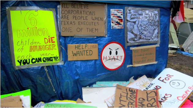 Occupy protests take streets of Boston (Audio Slideshow)