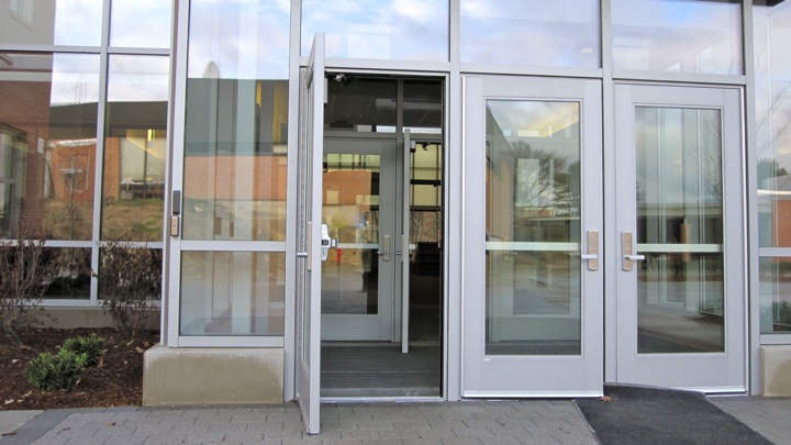 The door will be open to new traditions when students move into the new school. (Credit: Allison Wei/WSPN)