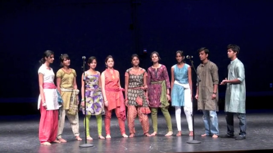 Indian exchange students perform Farewell Dance