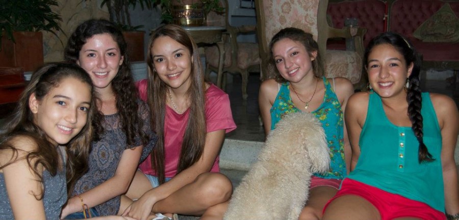 Maria Arenas moved to the United States from Colombia with her family 14 years ago. This summer, Arenas and her family went back to Colombia to visit her extended family. Above, Arenas (second to right) is pictured in Colombia with her sister (second to left), cousins and family friend.