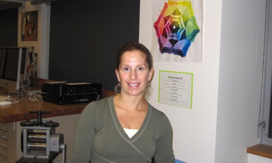 Alicia Fine (pictured above), is a new art teacher at WHS, teaching Art 1, Art 2, metal work and ceramics.