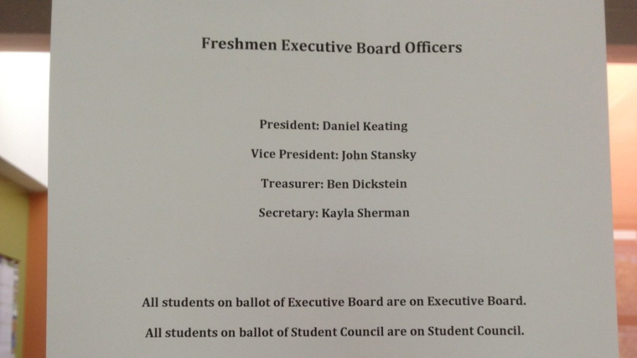 Daniel Keating, John Stansky, Ben Dickstein and Kayla Sherman (listed above) are the class of 2016s officers. 