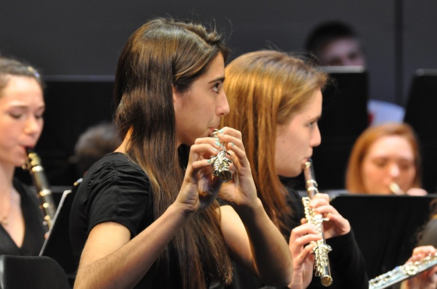 Students participate in December Chorus and Band concerts (20 photos) 