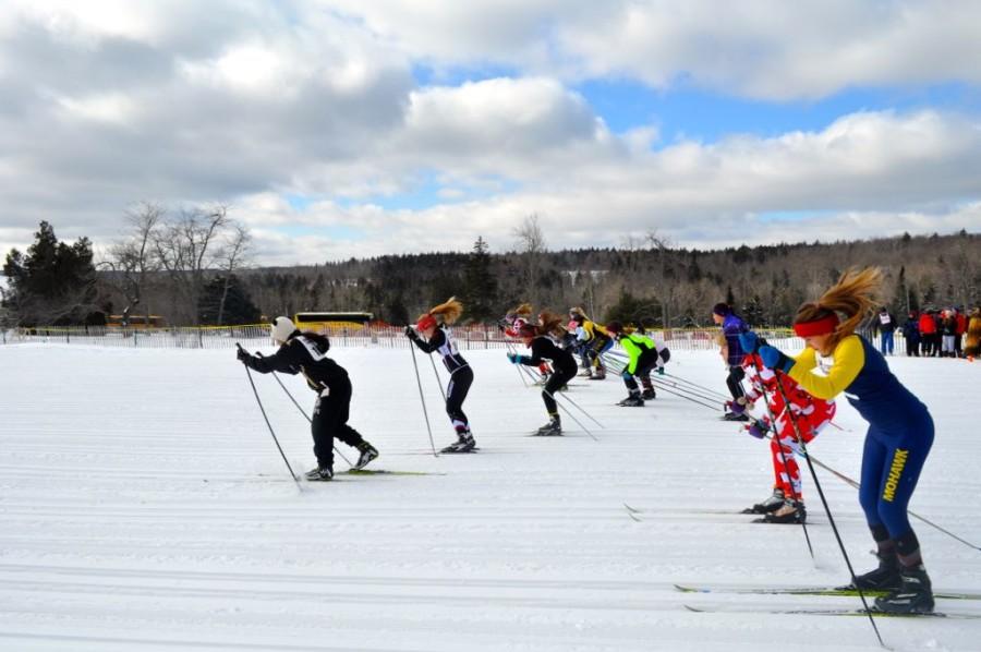 Wayland Nordic ski team competes in state race (32 photos)