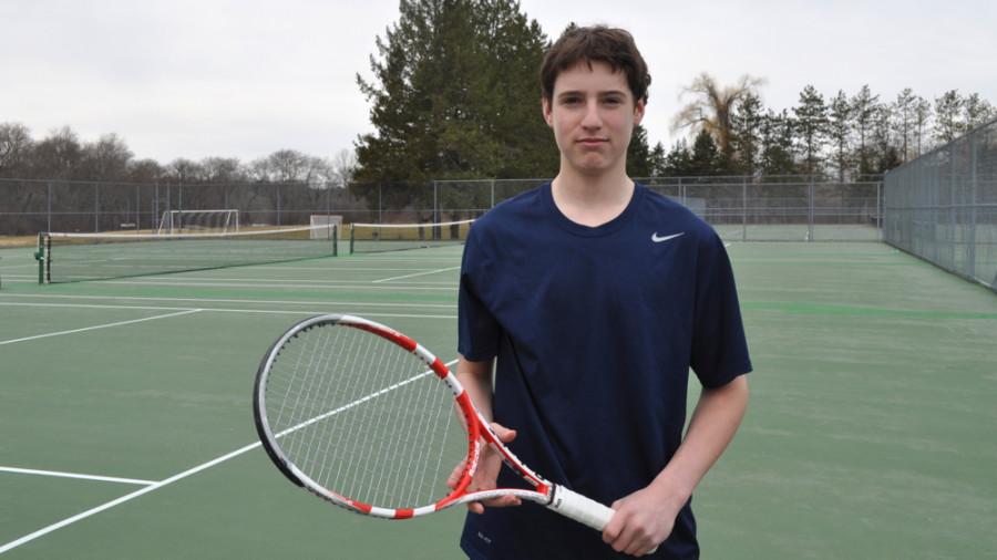Picture above is junior Charlie Sharton. Sharton is a key player for the WHS boys tennis team.
