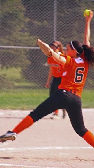 This weeks athlete of the week is Samantha Abbott, who is a key player on the girls softball team. Life can be cruel, but in the end softball has always been there for me.”