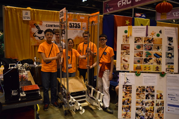 Pictured above is junior Marisa Liu with WHSs robotics team. Liu started the club this year after she quit gymnastics and became a coach. “The competitions are a really fun time because you can see other people’s robots and all of the people are very nice.” Liu said.