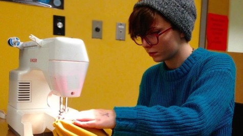 Junior Clare Lippincott creates original prom dresses
