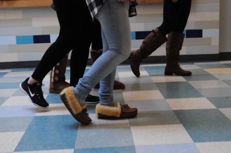 Students rush in the hallway during an ALICE drill. An annual ALICE drill will take place at WHS on Thursday, Oct. 18. “In order to prepare well, we need to imagine that our safety has been breached and respond accordingly, WHS Principal Allyson Mizoguchi wrote.