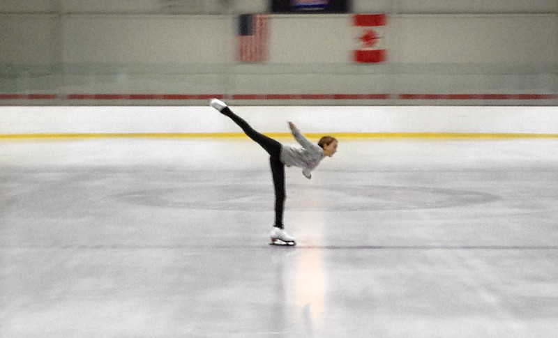 Pictured above is freshman Kate Maietta skating. She has been ice skating since the age of two and is now an accomplished skater. “Nothing I do in skating is like anything in any other sport, Maietta said. 