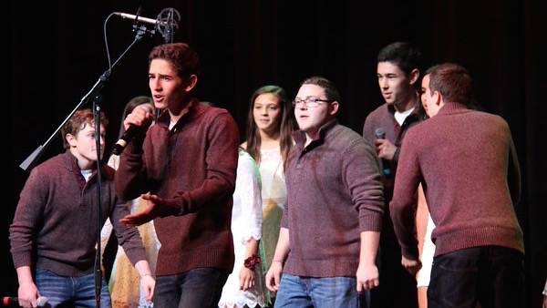 Above, the WHS Madrigals perform in December. The Madrigals are one of many acts that will perform in this year's student-staff talent show. Chemistry teacher Corrine Lowen, who organized the show, explained that the show is open to all members of the WHS community. "You just have to have something fun that you want to do," Lowen said.