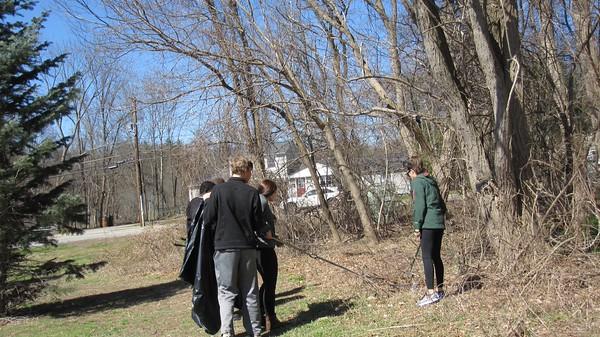 Above are several students participating in trash pickup on Service Day. WSPNs Nathan Zhao interviewed Principal Allyson Mizoguchi about Service Day. Many groups come back feeling really fulfilled, having enjoyed a couple of hours outside cleaning up a trail or helping a neighbor, Mizoguchi said.