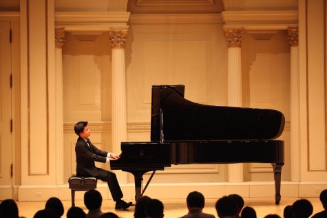 Pictured above is freshman Kyle Chen, a competitive pianist who has been playing for eight and a half years. "I have to keep on going and just don’t quit." Chen said.