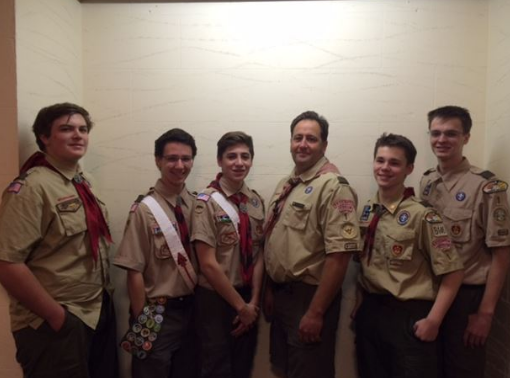 Pictured above, is Alex Torres, third to the right, with four other Boy Scouts who’ve been awarded the Eagle Scout ranking. Left to right: Rick Ravosa (graduated), Matt Ludwig (senior), Alex Torres (senior), Scout Master Tom Kemper, John Broderick (senior) and Henry Rice (senior). “I’m just going to keep volunteering, keep doing community service. It’s one of the things I really like to do," Torres said.