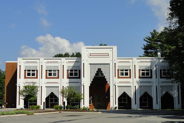 Above is the Islamic Center of Boston, located in Wayland. The mosque recently received a photocopied hate letter invoking President-elect Donald Trump. Several other mosques around the nation have received the same letter.