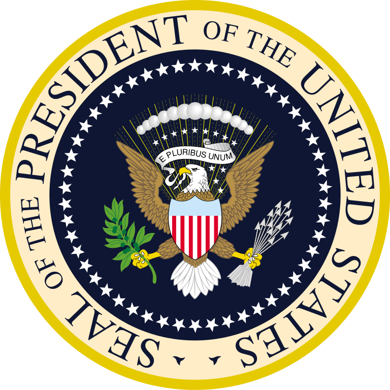 The Seal of the President of the United States.