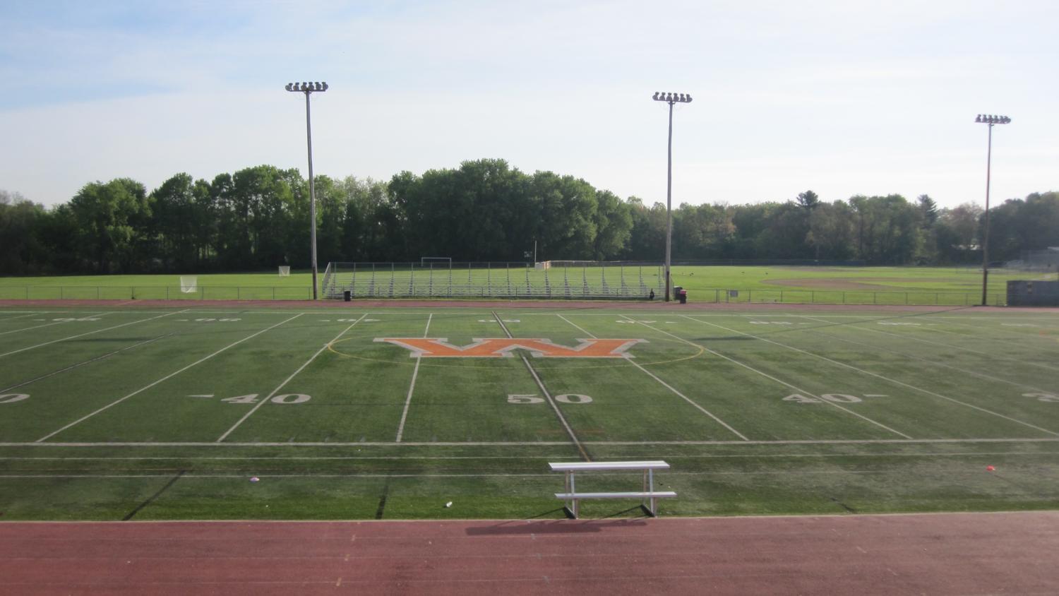 Pictured above is the WHS turf and stadium. The School Committee recently voted to delay a referendum on Stage One of the proposal until the next