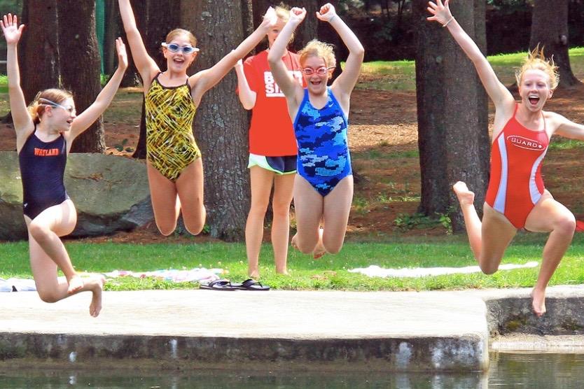 Pictured above is Smith (left) as a camper at Sewataro. “I was with my camp friends every day and all day. I became very close with them and at the end of the summer we would be sad to leave each other,” Smith said.