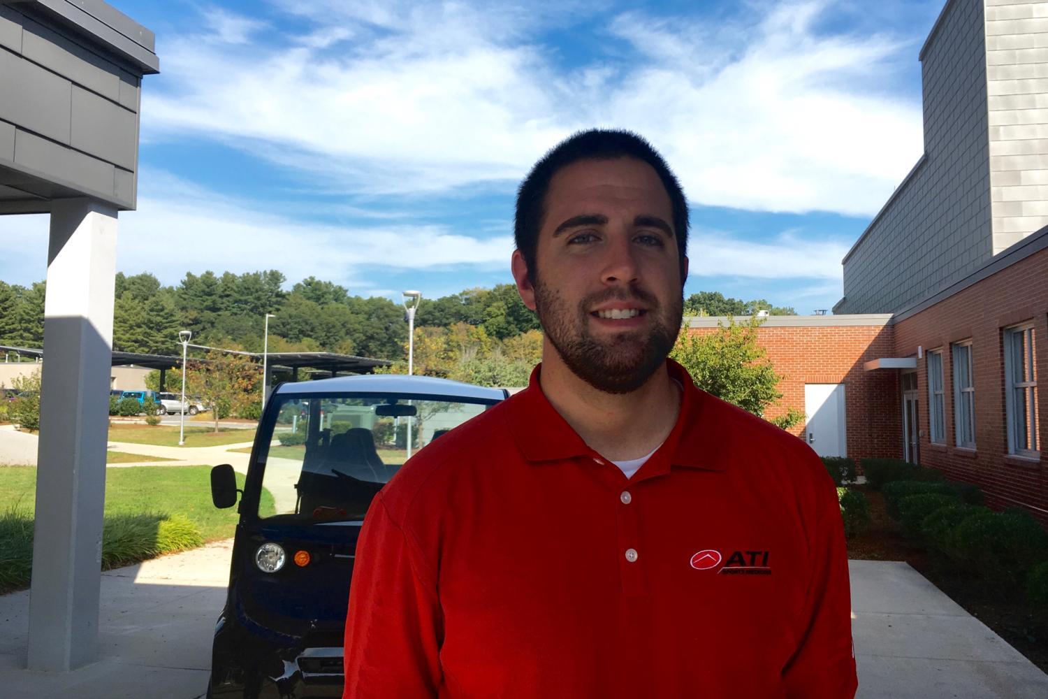 Pictured above is Athletic Trainer Christopher Morash.