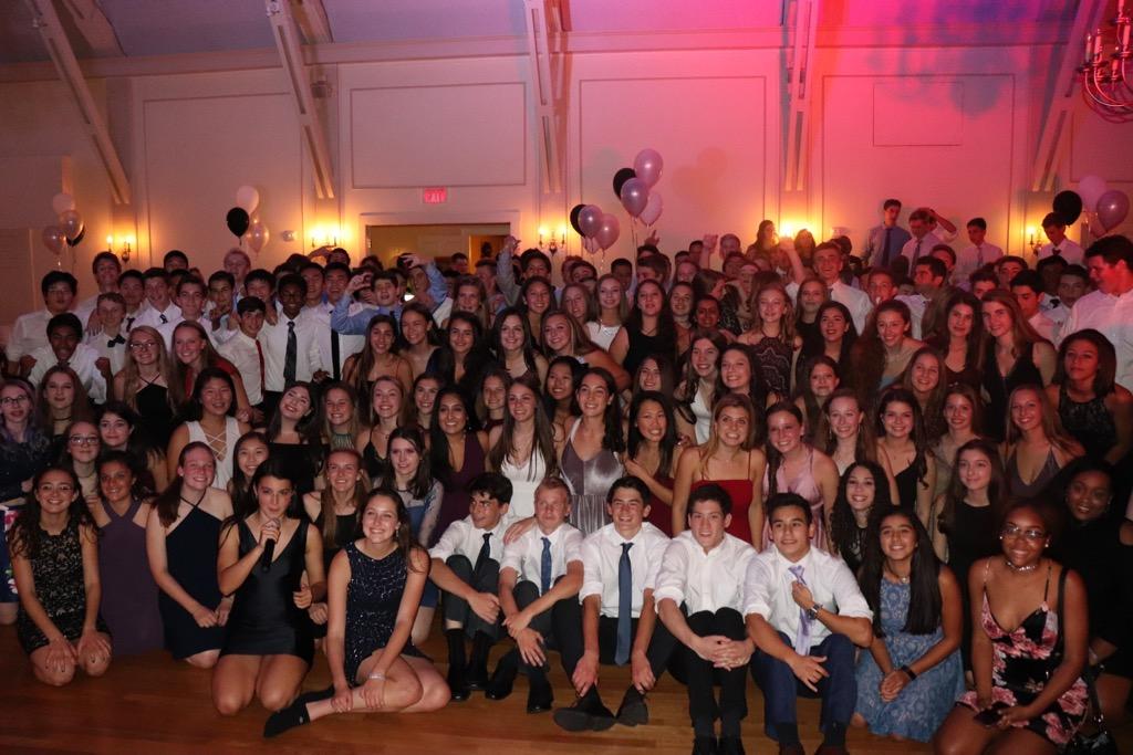 Pictured above is the Wayland High School Class of 2020 at the annual sophomore semi-formal. The sophomore e-board is considering holding an unconventional spring formal this year.