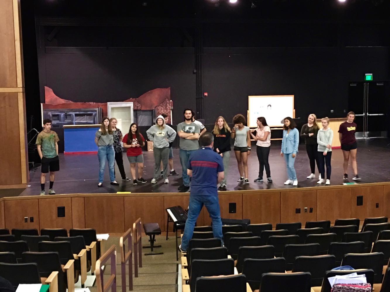 The cast of this year's fall musical,