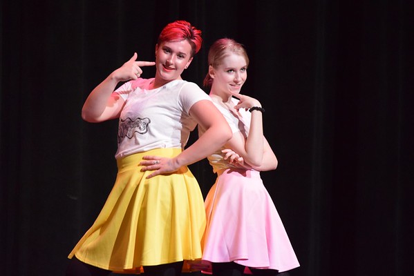 Pictured above are students performing in the annual K-pop Winter Week show.
