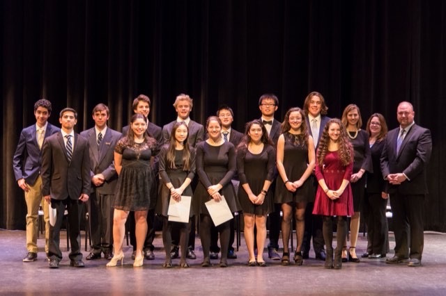 Pictured above are the newest Tri-M inductees. "Tri-M is an international music honors society, and it’s housed under the offices of national association of music education. It’s to recognize achievement, service, all of those areas in music," WHS Fine Arts Director Susan Memoli said.