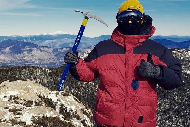 Pictured above is senior Vadim Trubestkoy wearing mountaineering clothing in the White Mountains. Special clothing for mountaineering can cost upwards of thousands of dollars. 