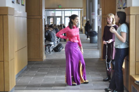 Junior Reneé Case takes a new approach to prom dresses