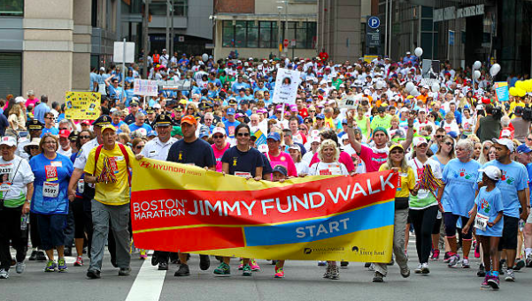 A picture from last years Boston Marathon Jimmy Fund Walk, an annual fundraiser held in September of each year. The new Cancer Action and Awareness club held its first meeting last week.