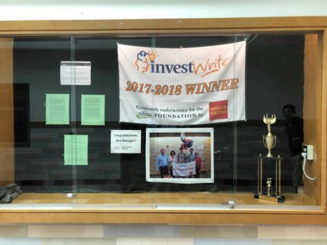 Bourget wins state InvestWrite competition, places 8th nationally