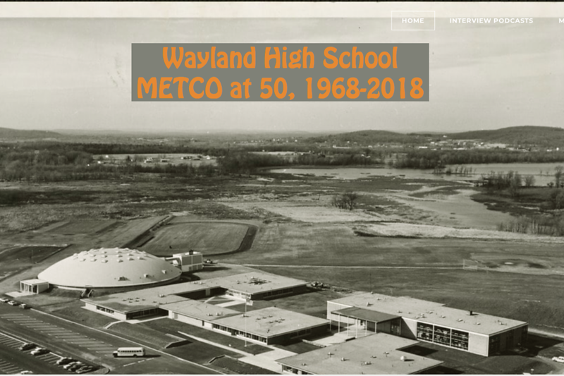 Pictured above is a photo of WHS in 1968, which is the home page for the METCO 50th anniversary website.