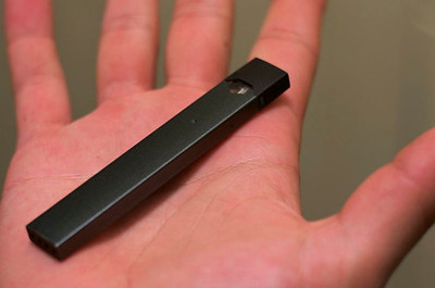 Pictured above is a Juul. Juuls are probably the most common type [of vape] that Ive seen, Becker said. 