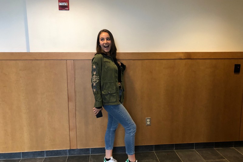 Junior Gabriella Rostler dresses in Urban Outfitters, Brandy Melville, Anthropologie and Adidas. “Dont be scared of judgment, Rostler said. Just wear what you want.
