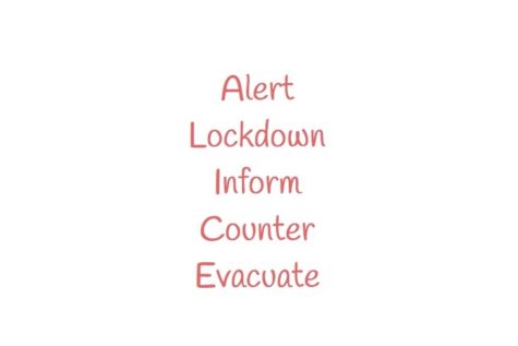 ALICE: Students and faculty practice the safety protocol