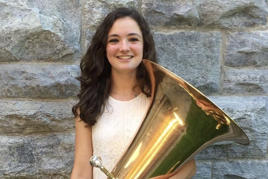 Junior+McKenna+Kelemanik+pictured+with+her+tuba.+Kelemanik%2C+who+plays+in+both+the+WHS+Orchestra+and+Band%2C+specializes+in+a+very+uncommon+instrument%3A+the+tuba.%0A%5BPlaying+the+tuba%5D+makes+me+feel+the+way+nothing+else+does%2C%E2%80%9D+Kelemanik+said.+%E2%80%9CI+can+tell+it+anything%2C+and+it+lets+me+say+how+I+feel+without+having+to+say+it.%E2%80%9D