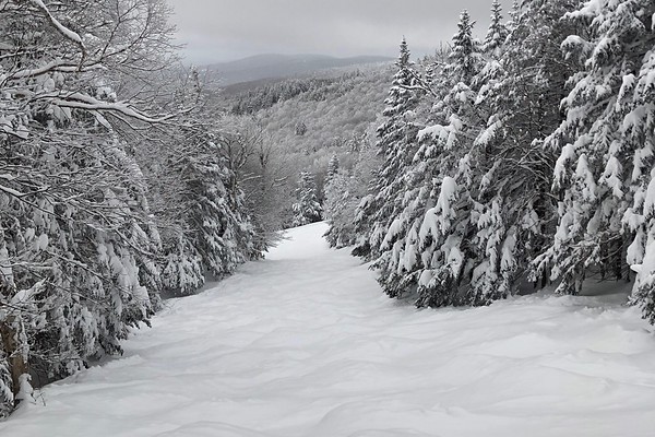 Winter Storm Bruce dropped upwards of 18 inches of snow in some parts of Northern New England, including Okemo, a ski resort in southern Vermont.