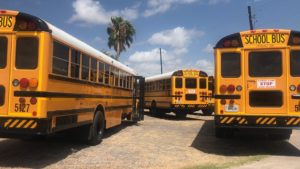 District school buses relocate