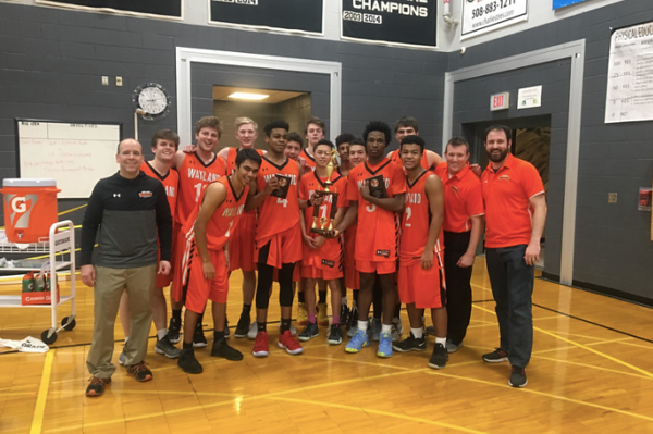 The Warriors won the Barry Hutchison Memorial Holiday tournament at Bellingham high school on December 28, 2018. "I'm going to miss the two seniors, but there were only two of them, and we've got a lot of returners; a lot of bonds that have already been created," co-captain junior Jack Melvin said. "I expect big things next year. I think what we've already created has helped a lot and the friendships that we've grown, it's going to be massively beneficial next season."