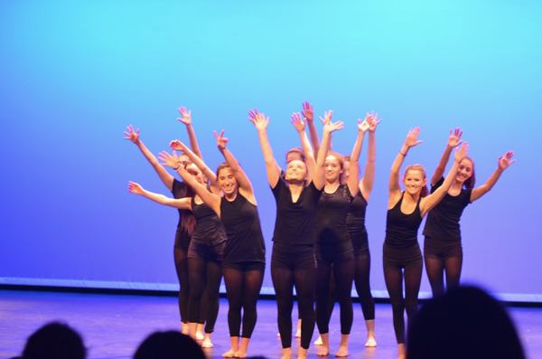 WHS' Window Dance Ensemble performs during its annual spring show. The group took on five new members this spring, including junior Michayla Mathis, sophomore Taylor Travis, and freshmen Sarah Liszewski, Sammy Janoff, and Taylor McGuire. "It's a close-knit group of girls and I'm really excited about it," McGuire said.