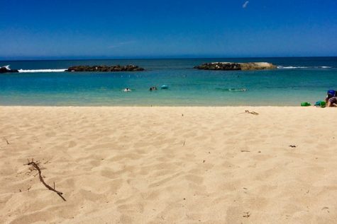Students travel to many different places throughout the course of the summer. PIctured above is a beach in Hawaii.