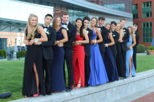 The Class of 2020 celebrates an InterContinental prom