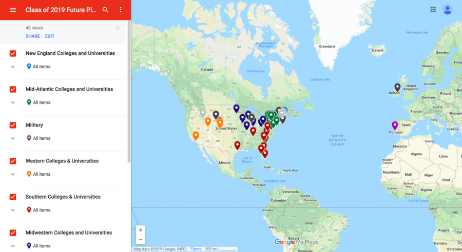 Class of 2019 future plans (interactive map)