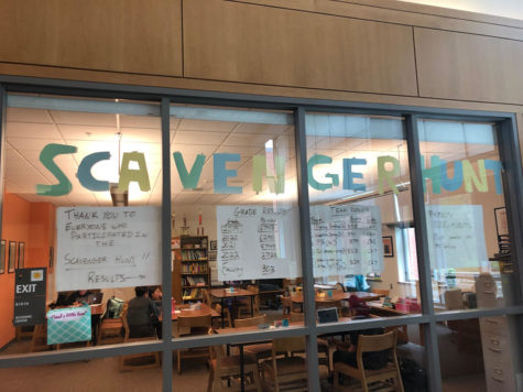 Student council organizes schoolwide scavenger hunt