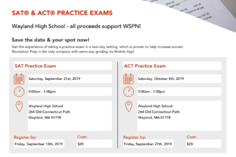 News Brief: Practice SAT and ACT tests on Sept. 21, Oct. 5