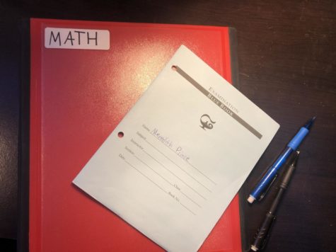 Math department adopts blue books and reflection sheets