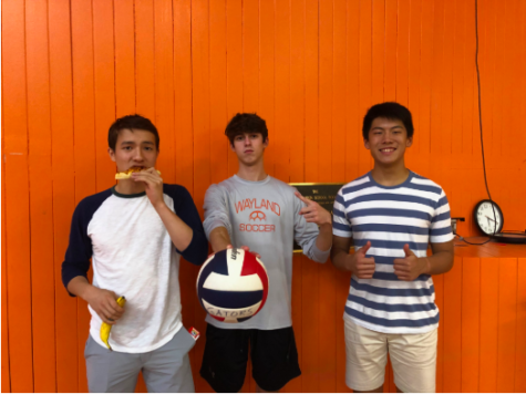 Junior Porter Moody, senior Ryan Fuller and junior Michael Long have decided to take on the roles as team managers for the girls volleyball team. Working with a group of all girls has opened up their eyes to new experiences that they wouldn't have had with their regular sports teams.